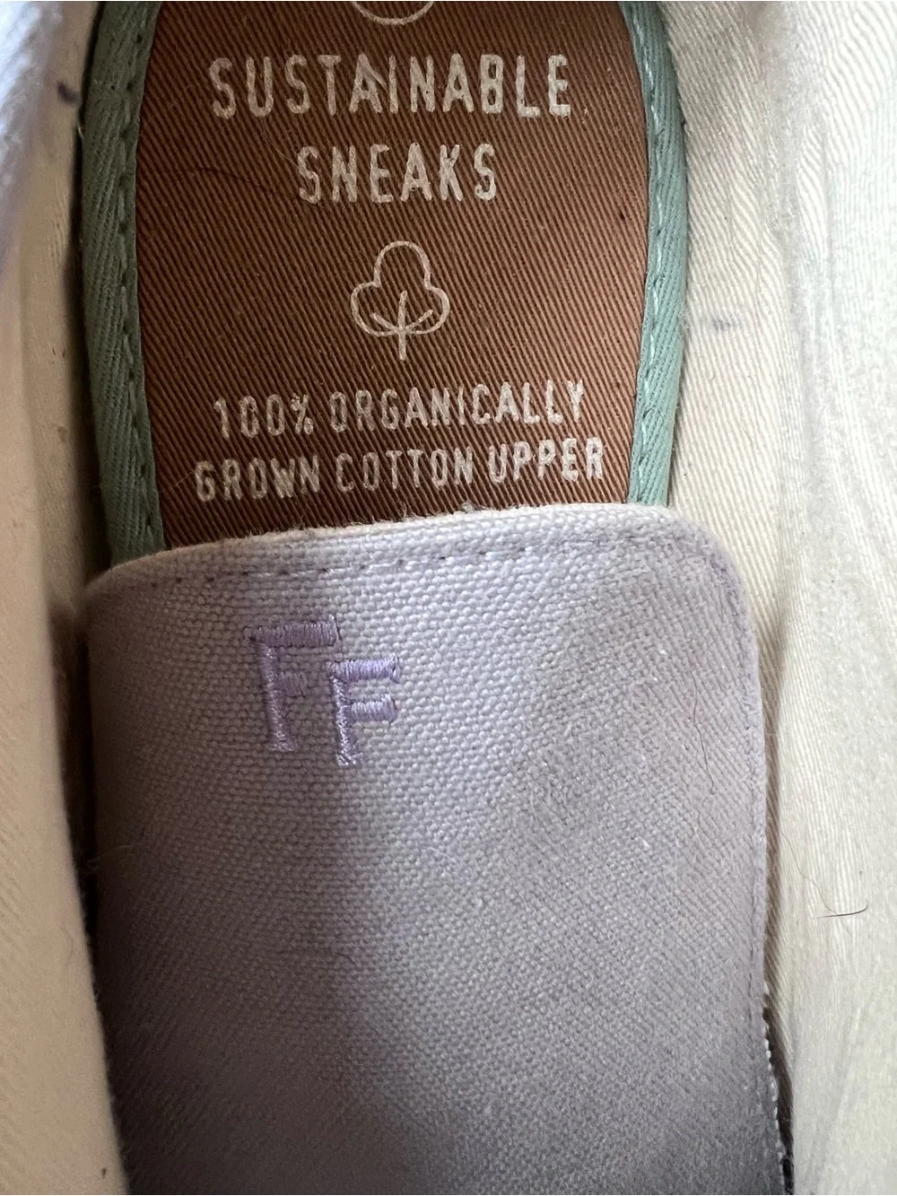 Women's Lavender Canvas Lace-Up Sneakers with Cream Laces